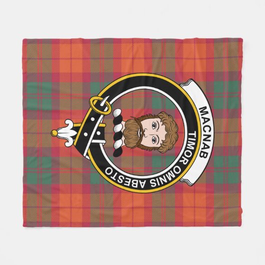 Couverture Polaire Clan MacNab Tartan Plaid Ancien (Devant (Horizontal))