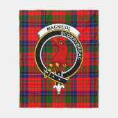 Couverture Polaire Clan MacNicol Tartan Plaid (Devant)