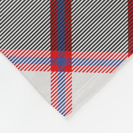 Couverture Polaire Clan MacPherson Crest sur la chasse Tartan (Coin)