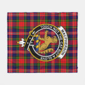 Couverture Polaire Clan MacPherson moderne Tartan Plaid (Devant (Horizontal))