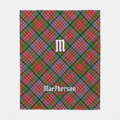 Couverture Polaire Clan MacPherson Tartan Fleece Blanket (Devant)