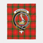 Couverture Polaire Clan MacQuarrie moderne Tartan Plaid (Devant)