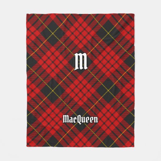 Couverture Polaire Clan MacQueen Tartan (Devant)