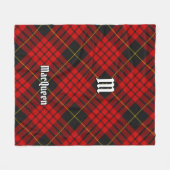 Couverture Polaire Clan MacQueen Tartan (Devant (Horizontal))