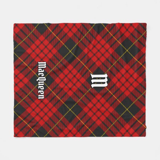 Couverture Polaire Clan MacQueen Tartan (Devant (Horizontal))