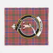 Couverture Polaire Clan MacRae Ancient Tartan Plaid (Devant (Horizontal))