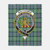 Couverture Polaire Clan MacThomas Ancient Tartan Plaid (Devant)