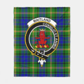 Couverture Polaire Clan Mai Tland Tartan Plaid (Devant)