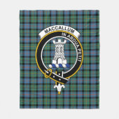 Couverture Polaire Clan Malcolm Ancien Tartan Plaid (Devant)