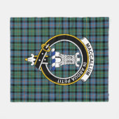 Couverture Polaire Clan Malcolm Ancien Tartan Plaid (Devant (Horizontal))