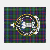 Couverture Polaire Clan Malcolm Moderm Tartan Plaid (Devant (Horizontal))