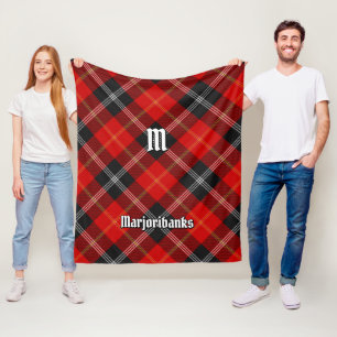 Couverture Polaire Clan Marjoribanks Tartan