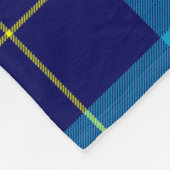 Couverture Polaire Clan McKerrell Blue Tartan Plaid (Coin)