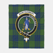 Couverture Polaire Clan Montgomery Chasse Tartan Plaid (Devant)