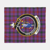 Couverture Polaire Clan Montgomery Tartan moderne Plaid (Devant (Horizontal))
