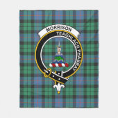 Couverture Polaire Clan Morrison Ancien Tartan Plaid (Devant)