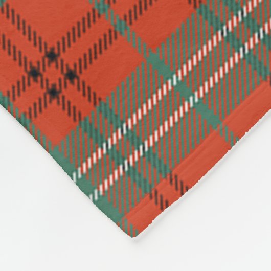 Couverture Polaire Clan Morrison Red Ancienne Tartan Plaid (Coin)
