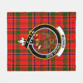 Couverture Polaire Clan Munro Tartan moderne Plaid (Devant (Horizontal))