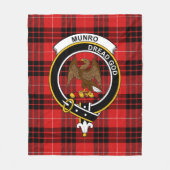 Couverture Polaire Clan Munro Tartan Plaid (Devant)