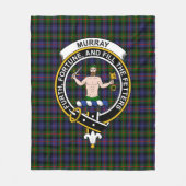 Couverture Polaire Clan Murray d'Atholl Tartan moderne Plaid (Devant)