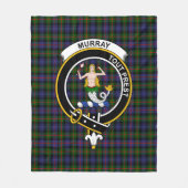 Couverture Polaire Clan Murray Dysart d'Atholl Tartan moderne Plaid (Devant)
