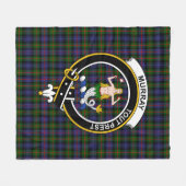 Couverture Polaire Clan Murray Dysart d'Atholl Tartan moderne Plaid (Devant (Horizontal))