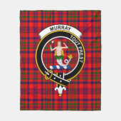 Couverture Polaire Clan Murray Dysart de Tulloch Tartan Plaid (Devant)