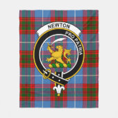 Couverture Polaire Clan Newton Tartan Plaid (Devant)