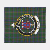 Couverture Polaire Clan Ogilvie Chasse Tartan Plaid (Devant (Horizontal))