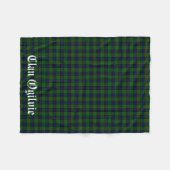 Couverture Polaire Clan Ogilvie Tartan Plaid (Devant (Horizontal))