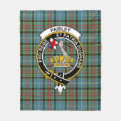 Couverture Polaire Clan Paisley Tartan Plaid (Devant)