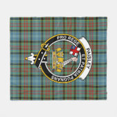Couverture Polaire Clan Paisley Tartan Plaid (Devant (Horizontal))