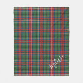 Couverture Polaire Clan personnalisé MacCulloch Plaid Tartan (Devant)