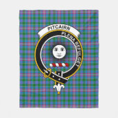 Couverture Polaire Clan Pitcairn Tartan Plaid (Devant)
