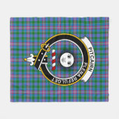 Couverture Polaire Clan Pitcairn Tartan Plaid (Devant (Horizontal))