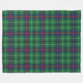 Couverture Polaire Clan Plaid Duncan Tartan Green Check (Devant (Horizontal))