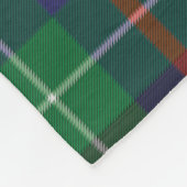 Couverture Polaire Clan Plaid Duncan Tartan Green Check (Coin)
