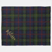 Couverture Polaire Clan Plaid Personnalisé Malcolm Tartan (Devant (Horizontal))