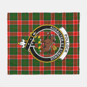 Couverture Polaire Clan Pollock Tartan Plaid (Devant (Horizontal))