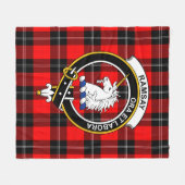 Couverture Polaire Clan Ramsay Tartan moderne Plaid (Devant (Horizontal))