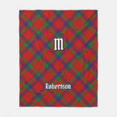 Couverture Polaire Clan Robertson Tartan (Devant)