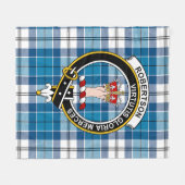 Couverture Polaire Clan Robertson Tartan Plaid (Devant (Horizontal))