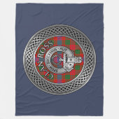 Couverture Polaire Clan Ross Crest & Tartan Knot (Devant)