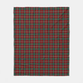 Couverture Polaire Clan rouge et vert Plaid Boyd Tartan (Devant)