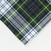 Couverture Polaire Clan Rustique Plaid Personnalisé Gordon Tartan (Coin)