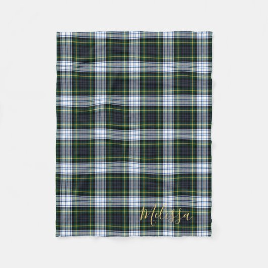 Couverture Polaire Clan Rustique Plaid Personnalisé Gordon Tartan (Devant)