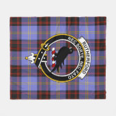 Couverture Polaire Clan Rutherford Tartan Plaid (Devant (Horizontal))
