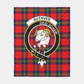 Couverture Polaire Clan Ruthven Tartan Plaid (Devant)