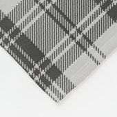 Couverture Polaire Clan Sandilands Gris Tartan Plaid (Coin)
