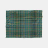 Couverture Polaire Clan Scott Tartan Green Scottish Plaid (Devant (Horizontal))